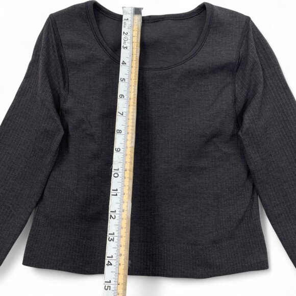 Lululemon Ebb to Street Long Sleeve Black Women's Size 4 - Picture 11 of 13